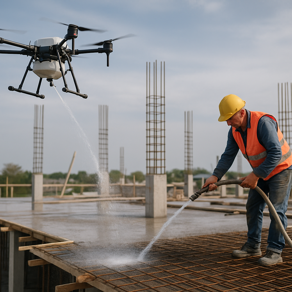 Τροφοδοσία Νερού κατά την Κατασκευή Οροφών